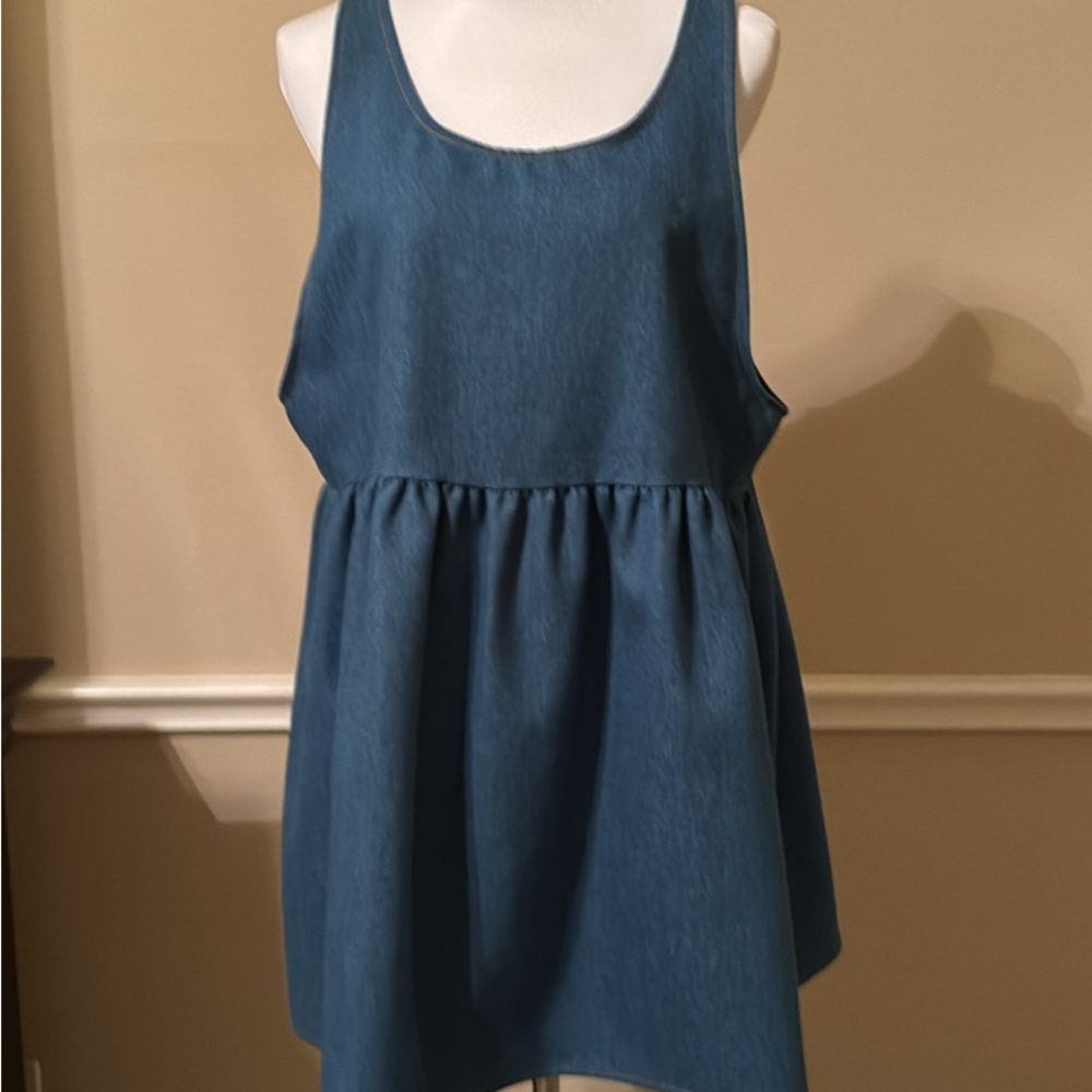 Urban Renewal Green Peplum Mini Dress